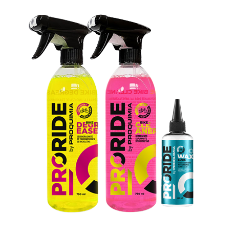 1 Bike cleaner + 1 BIke degreaser + 1 wax lube