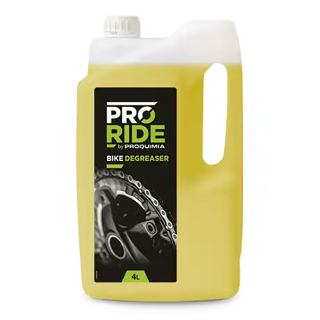 PRORIDE Bike Degreaser, desengrasante bicicleta en espuma activa para limpiar y desengrasar transmisión, cadena y componentes sin dañar carbono ni pintura.
