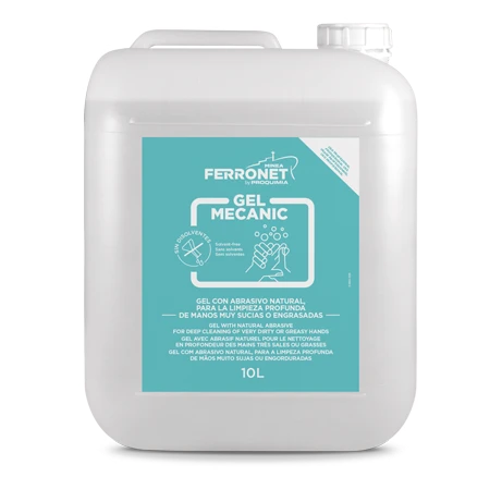 Gel mecanic | Limpiador de manos con abrasivos naturales