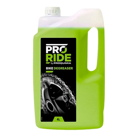 PRORIDE Bike Degreaser, desengrasante bicicleta en espuma activa para limpiar y desengrasar transmisión, cadena y componentes sin dañar carbono ni pintura.