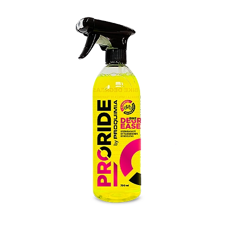 PRORIDE Bike Degreaser, desengrasante bicicleta en espuma activa para limpiar y desengrasar transmisión, cadena y componentes sin dañar carbono ni pintura.